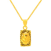 22K Yellow Gold Religious Ganesh Small Pendants with gold weight of 2.88g
